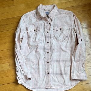 Carhartt Light Pink Plaid Button Down Shirt